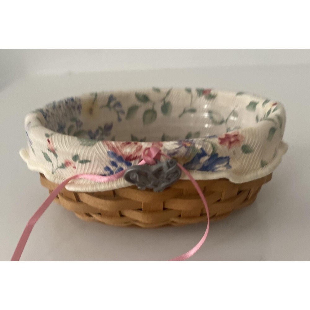 Longaberger 2003 American Cancer Society HORIZON OF HOPE Oval Basket Liner Charm
